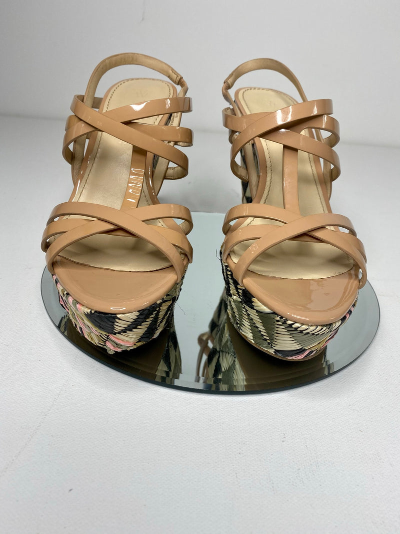 Vera Wang Multi Colour Wedges (Size 39/UK6)