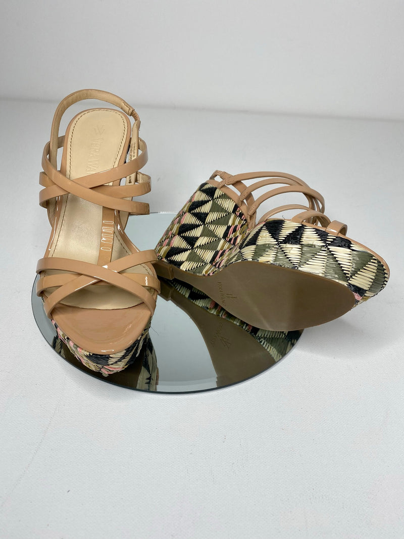 Vera Wang Multi Colour Wedges Size 39 UK6