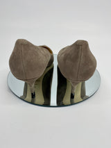 Jimmy Choo Azu in Stone Suede (Size 42/UK9)